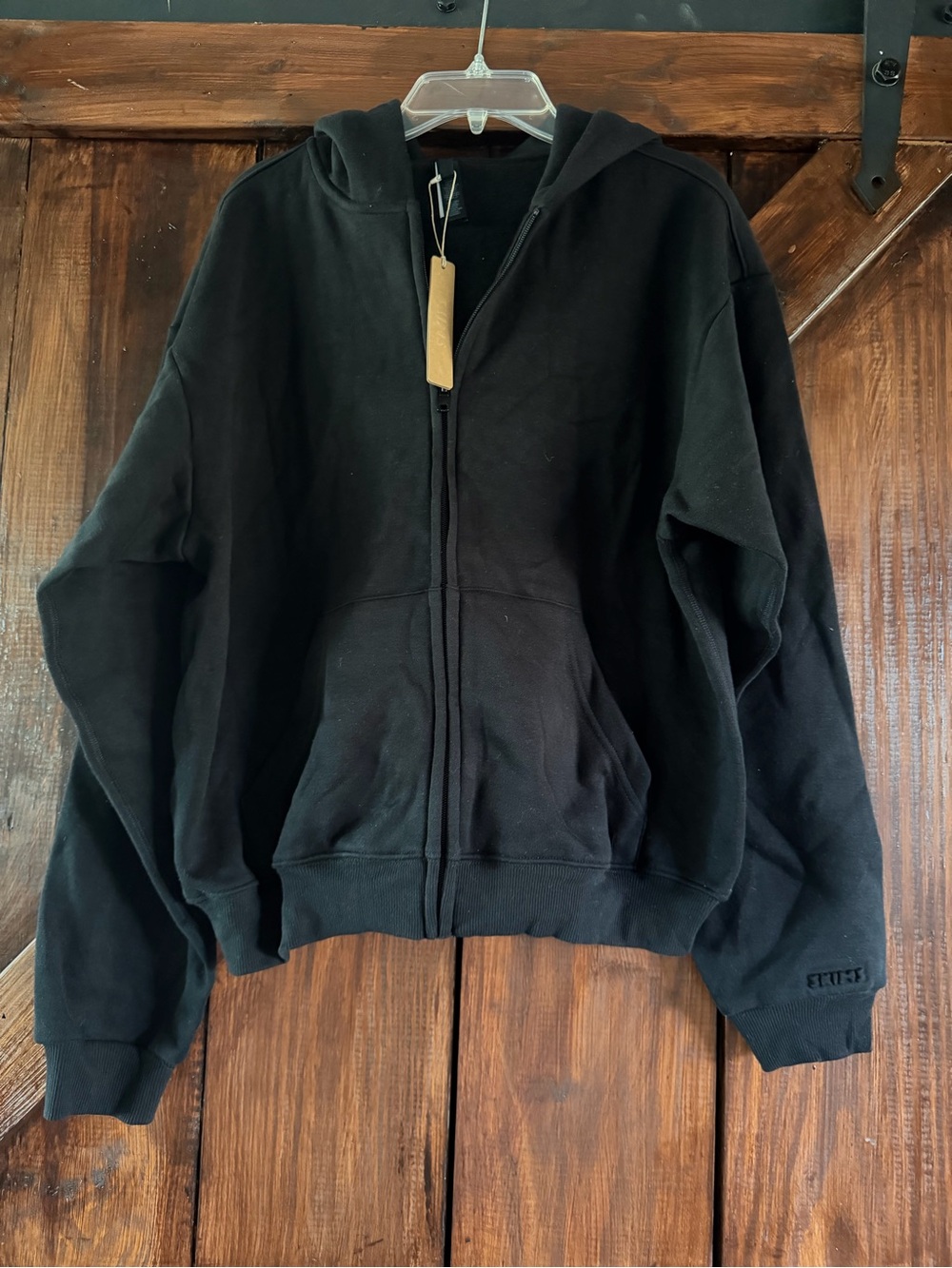 SKIMS Cotton Fleece Zip Up Hoodie